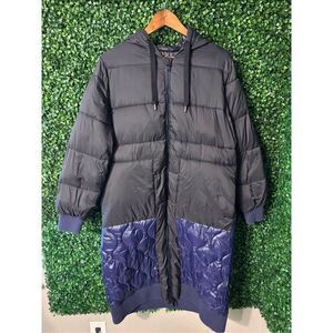 OOFWEAR LONG QUILTED PUFFER COAT SIZE 40/ US 2 OVERSIZED